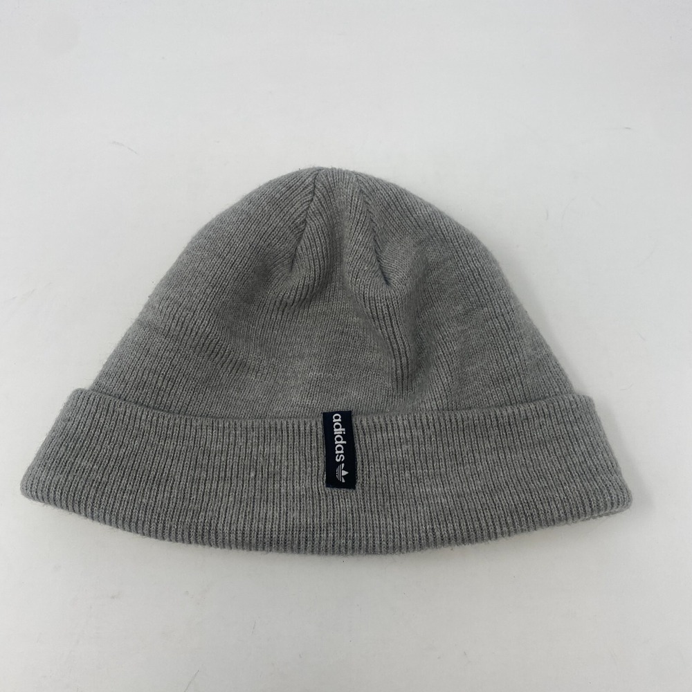 Adidas Men's Cuffed Winter Beanie Hat Cap Gray